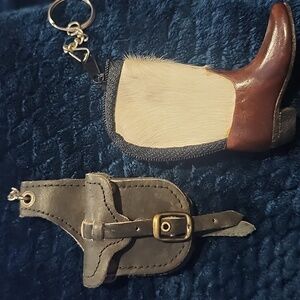 Boot Keychain And Saddle Bag Keychain